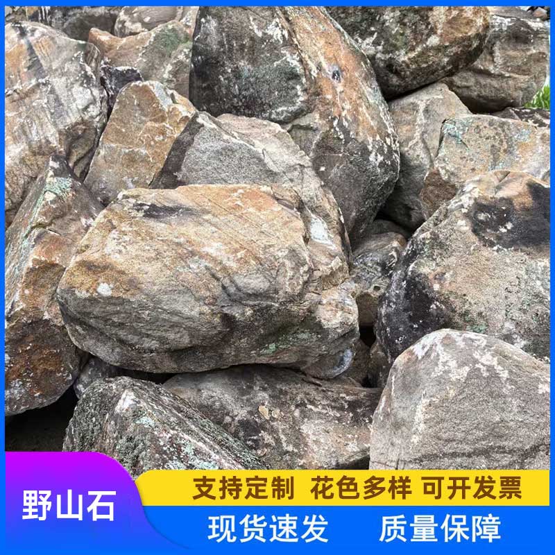 野山石 青苔石 公园造景原石